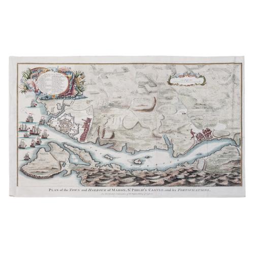 PLAN TWON AND HARBOUR DE LA VILLE MAHON 