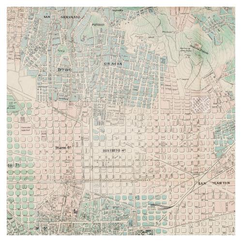 PLANO DE BARCELONA "EL SIGLO"