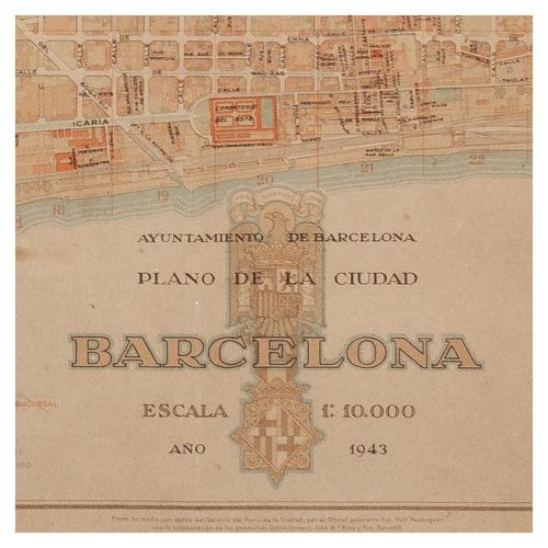 PLANO DE BARCELONA 