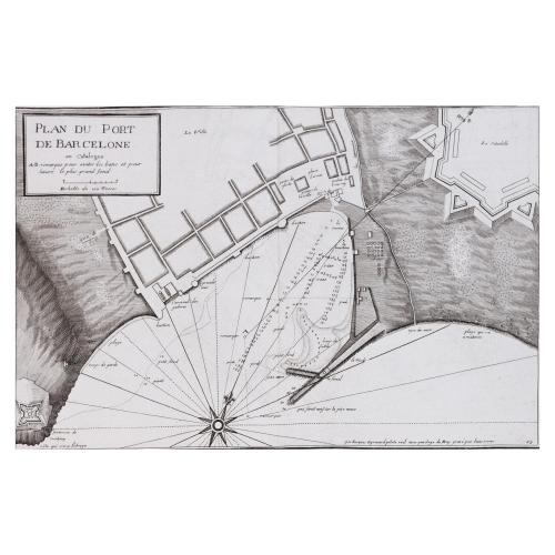 PLAN DU PORT DU BARCELONE 