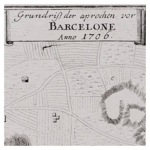 GRUNDRISS DER APROCHEN VOR BARCELONE 