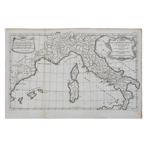 CARTE POUR L'EXPEDITION D'ANNIBAL