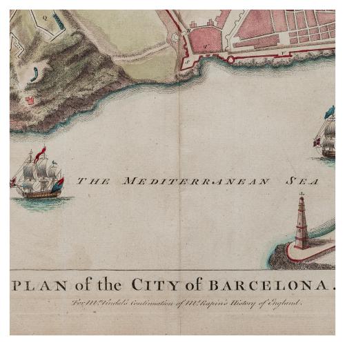 PLAN OF THE CITY OF BARCELONA 