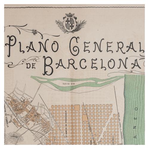 PLANO GENERAL DE BARCELONA 