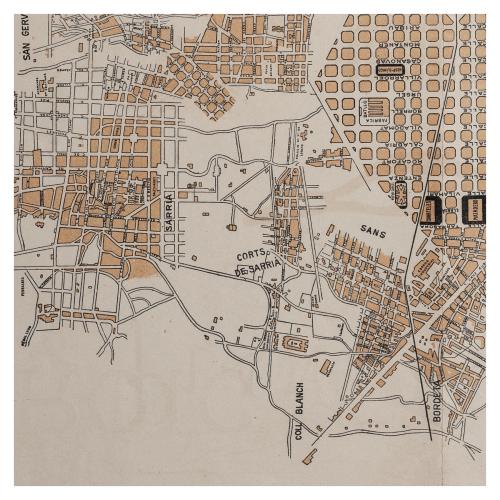 PLANO GENERAL DE BARCELONA 