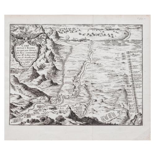 CAMP DEVANT ROSES 1693
