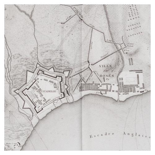 PLAN DU SEIGE DE ROSES 1808