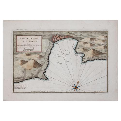 PLAN DE LA BAYE DE ST PHILIOU EN CATALOGNA