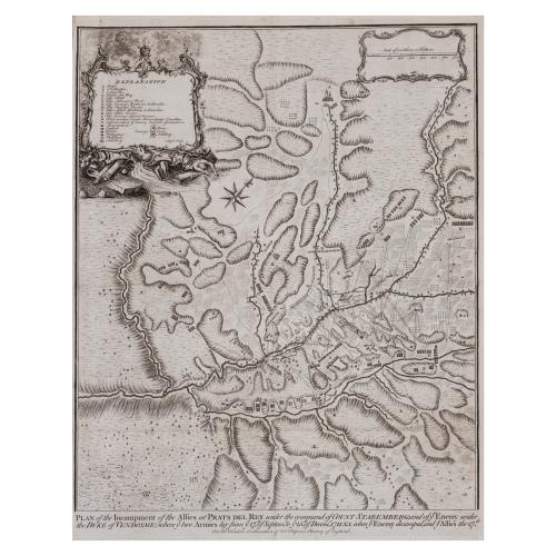 PLAN OF THE INCAMPAMENT OF THE ALLIES AT PRATS JJDEL REY
