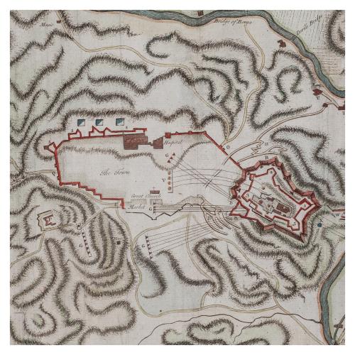 PLAN OF CARDONA A FTRONG CITY AND CAFTLE OF CATALONIA