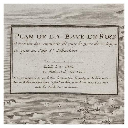PLAN DE LA BAYE DE ROSE 