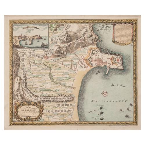 PLAN DE LA VILLE ET CITADE DE PALAMOS 