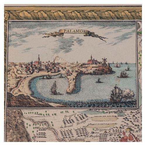 PLAN DE LA VILLE ET CITADE DE PALAMOS 