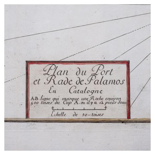 PLAN DU PORT ET RADE DE PALAMOS 