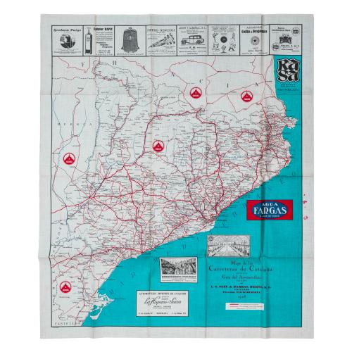 MAPA DE LAS CARRETERAS CATALANAS 