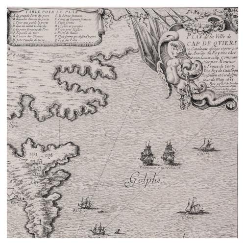 PLAN DE LA VILLE CAP DE CREUS 