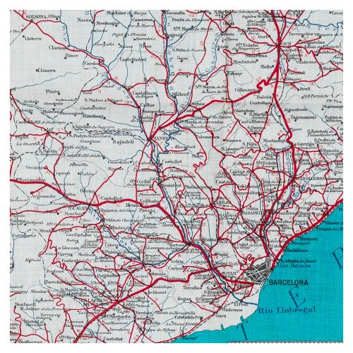 MAPA DE LAS CARRETERAS CATALANAS 