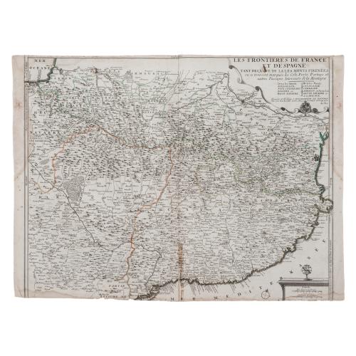LES FRONTEIRES DE FRANCE ET D'ESPAGNE TANT DEÇA QUE DE LA...