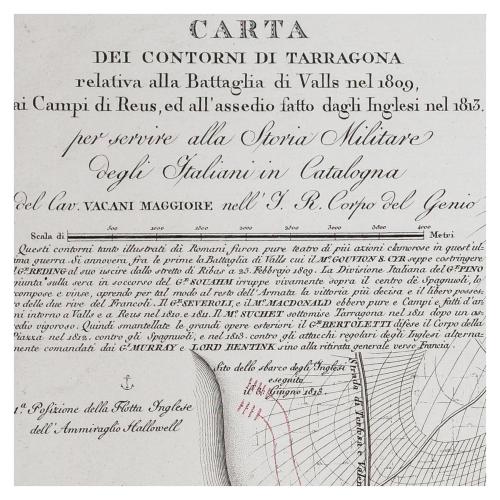 CARTA DE I CONTORNI DE TARRAGONA 