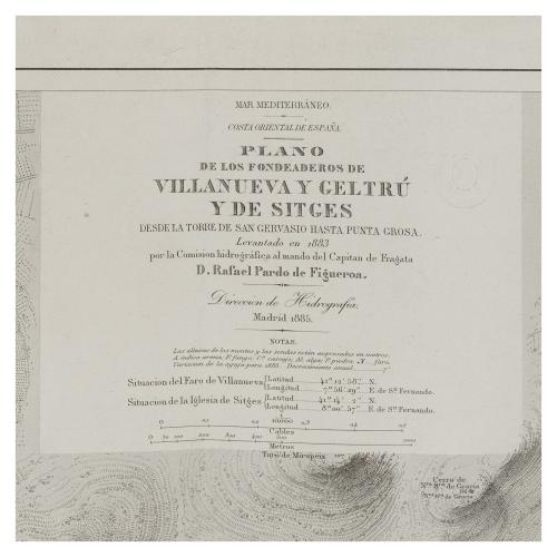 PLANO DE VILLANUEVA Y LA GELTRÚ