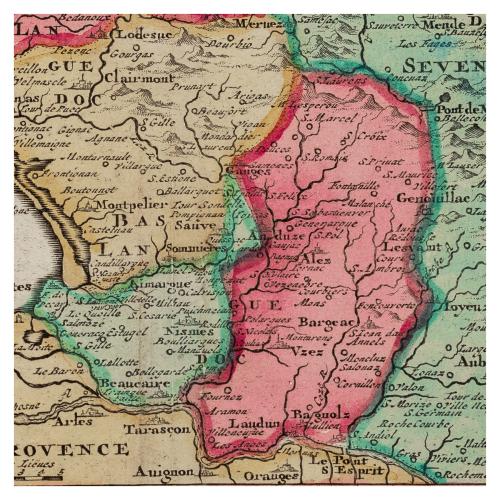 CARTE DU LANGUEDOC