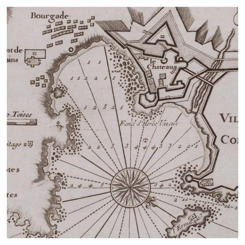 PLAN DE LA VILLE ET PORT DE COLIOURE 