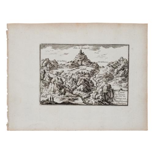 CARTE DU PASAGE DES COLS DE PERTUS 