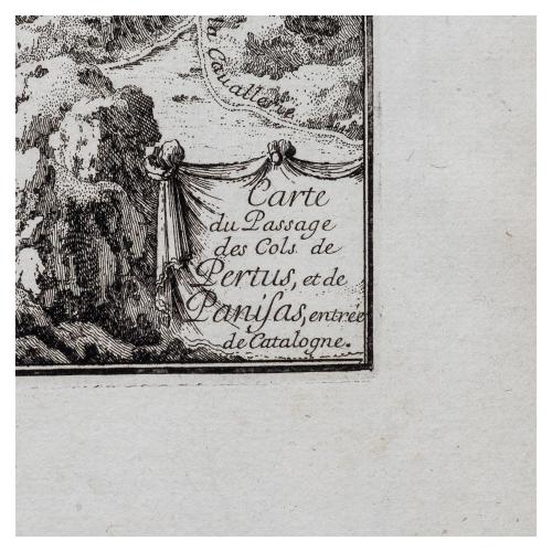 CARTE DU PASAGE DES COLS DE PERTUS 