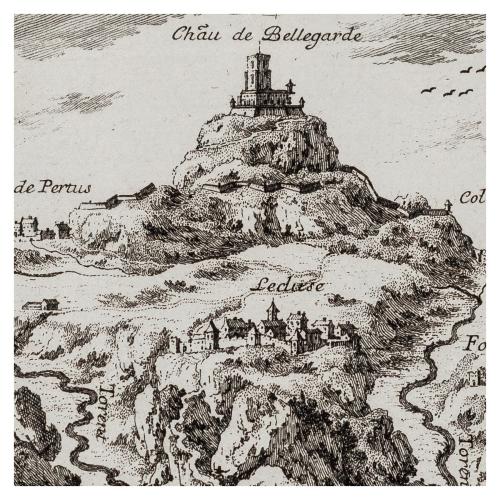CARTE DU PASAGE DES COLS DE PERTUS 