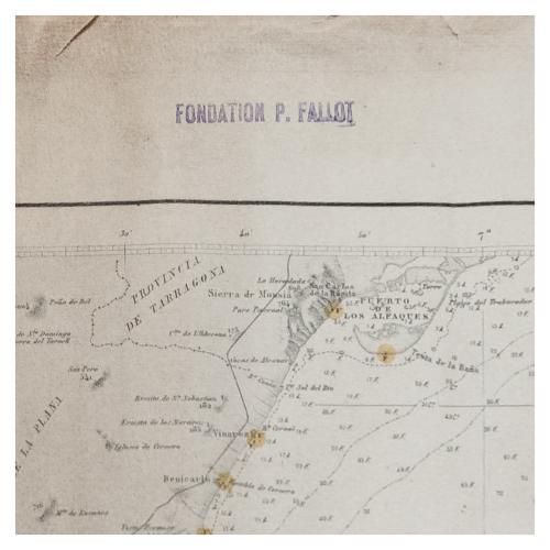 CONJUNTO DE CUATRO CARTAS NÁUTICAS DE LAS ISLAS BALEARES