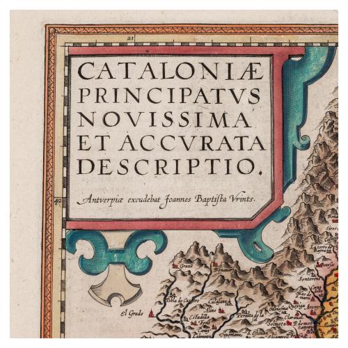 CATALONIAE PRINCIPATUS NOVISSIMA ET ACCURATA DESCRIPTIO