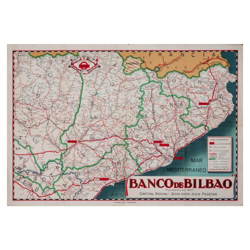 MAPA PUBLICITARIO DEL BANCO DE BILBAO