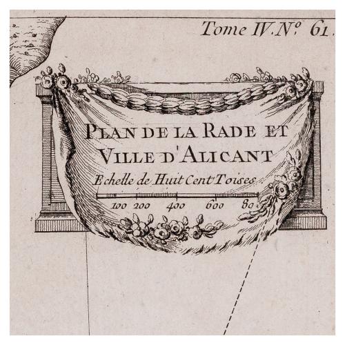 PLAN DE LA RADE ET VILLE D'ALICANT 