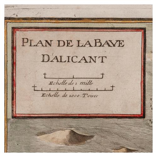 PLAN DE LA BAYE D'ALICANT 