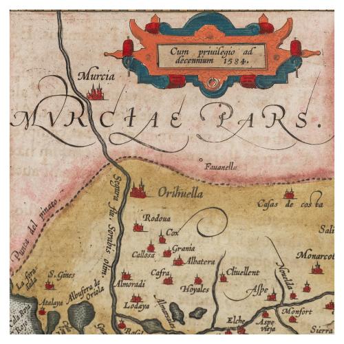 VALENTIAE REGNI, OLIM CONTESTANORUM SI PTOLEMAEO...
