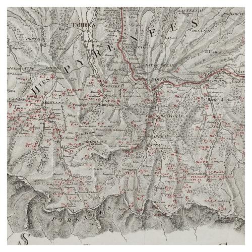 CARTE MINÉRALOGUIQUE DES PYRÉNÉES