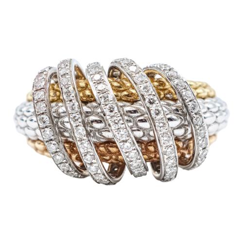 ANILLO FOPE CON BRILLANTES