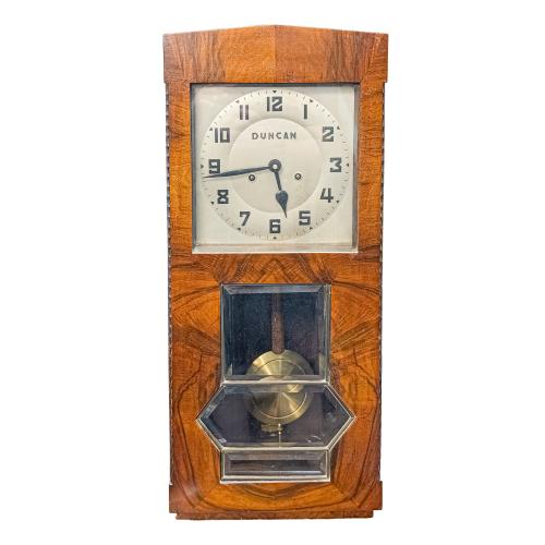 RELOJ DE PARED ESTILO ART DECÓ, AÑOS 30-40