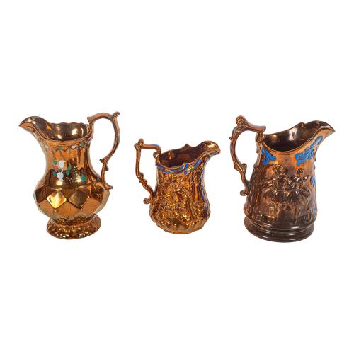SIETE JARRAS INGLESAS DEL S.XIX