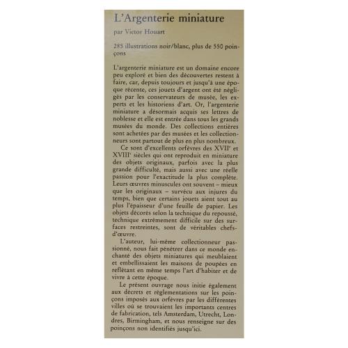L'ARGENTERIE MINIATURE