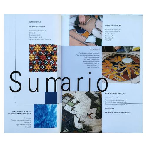 DOS LIBROS SOBRE EL VIDRIO ARTÍSTICO