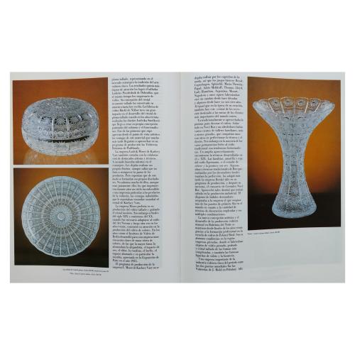 DOS LIBROS SOBRE CRISTAL DE BOHEMIA