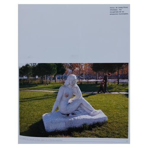 DOS LIBROS SOBRE ESCULTURA PÚBLICA EN BARCELONA