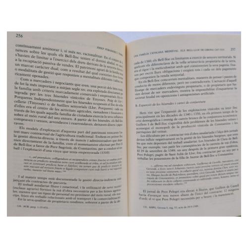 DOS LIBROS DE HISTORIA SOBRE VIDA FAMILIAR EN CATALUNYA
