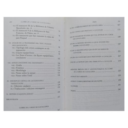 LLIBRE DE L'ORDE DE CAVALLERIA 