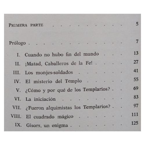 SEIS LIBROS SOBRE LOS TEMPLARIOS