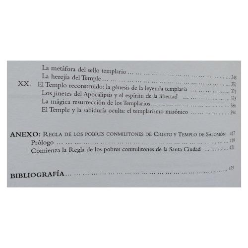 SEIS LIBROS SOBRE LOS TEMPLARIOS