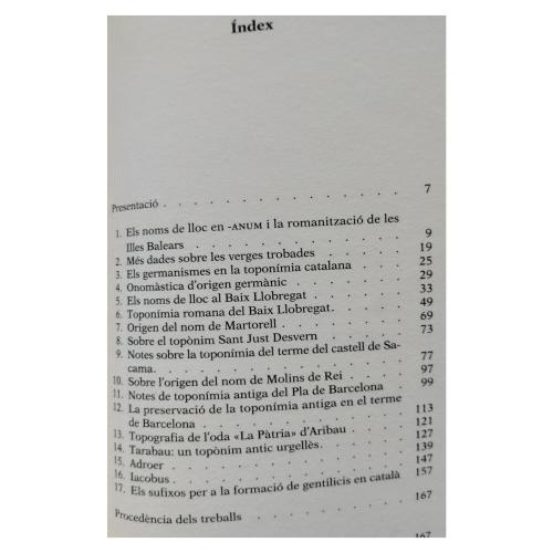 TRES LIBROS SOBRE ONOMÁSTICA CATALANA