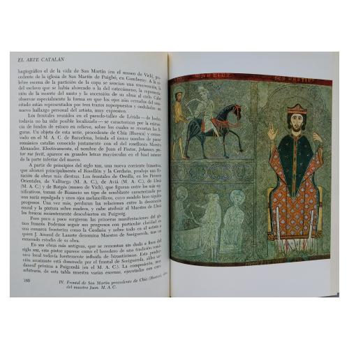 CUATRO LIBROS SOBRE ARTE CATALÁN