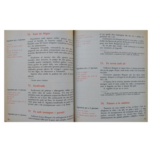 TRES LIBROS SOBRE COCINA CATALANA